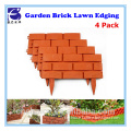 plastic terracotta garden edging(4pcs/pack)